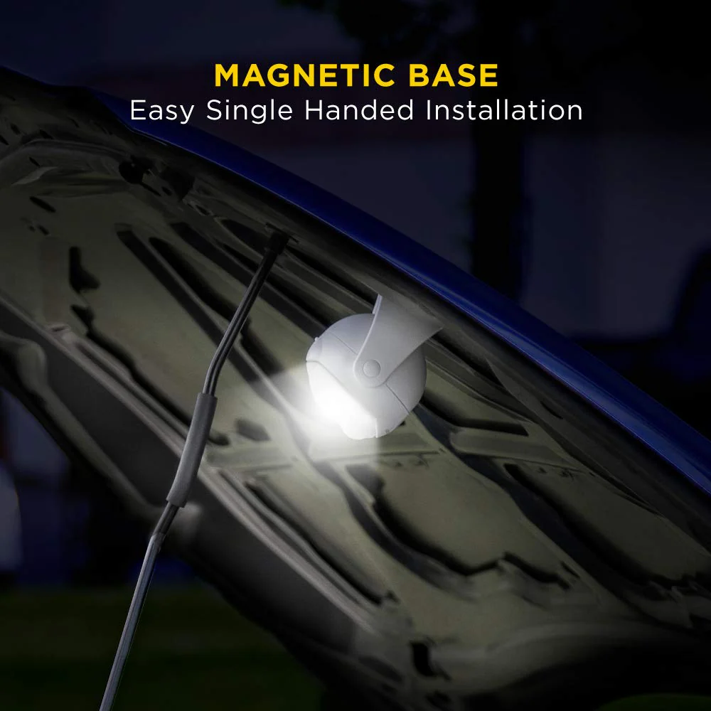 Limitless Innovations Lumenology Portable LED Motion Sensor Light Provides 148 Lumens with a 13 ft Detectable Range and Flexible Tripod Base with Magnetic Option – Indoor/Outdoor (Black) Black - Image 9