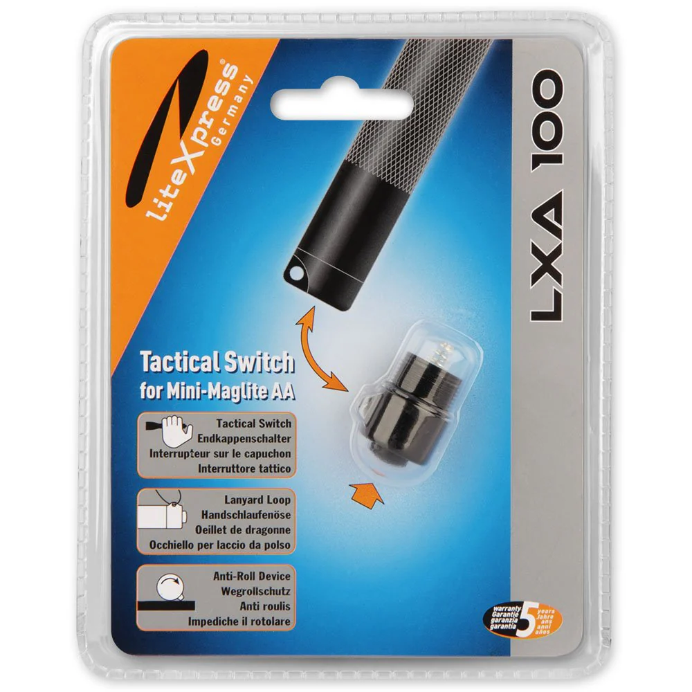 LiteXpress Tactical Switch LXA100 End Cap Switch for Mini Mag AA (LED) - Image 3