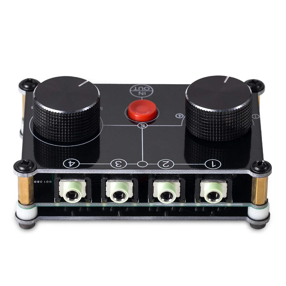 Little Bear MC104 Mini Audio Switcher, 4-Way 3.5mm AUX Stereo Passive Selector, Switch Box Splitter for PC/Player/Headphone/Amplifier/Speaker - Image 9