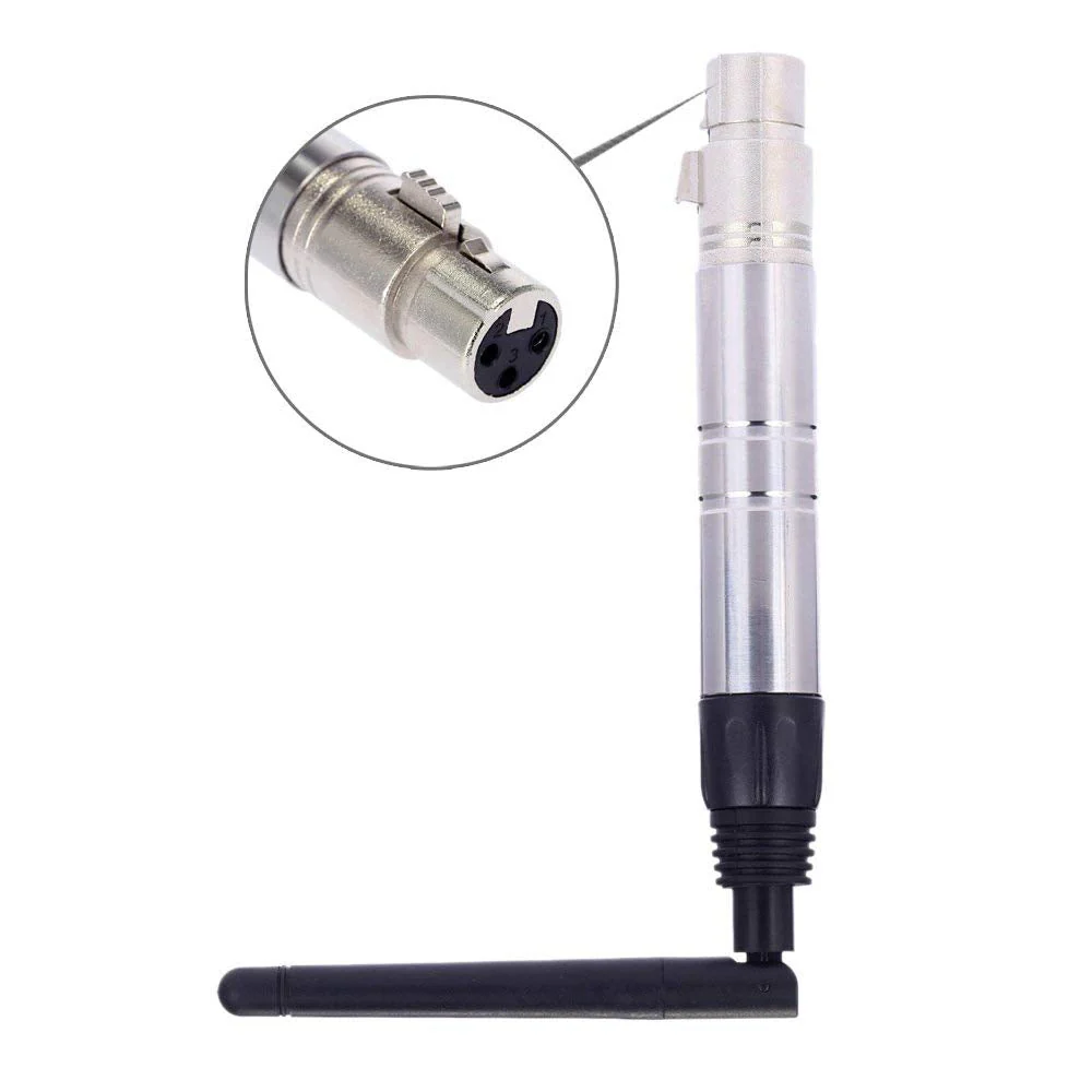 Lixada DMX512 DMX Dfi DJ 2.4G Wireless Receiver with Adapter Antenna Lighting Controller 23DBM High Power 1000M Ultra Long Distance for LED Stage PAR Effect Lamp dmx 512 receiver - Image 4