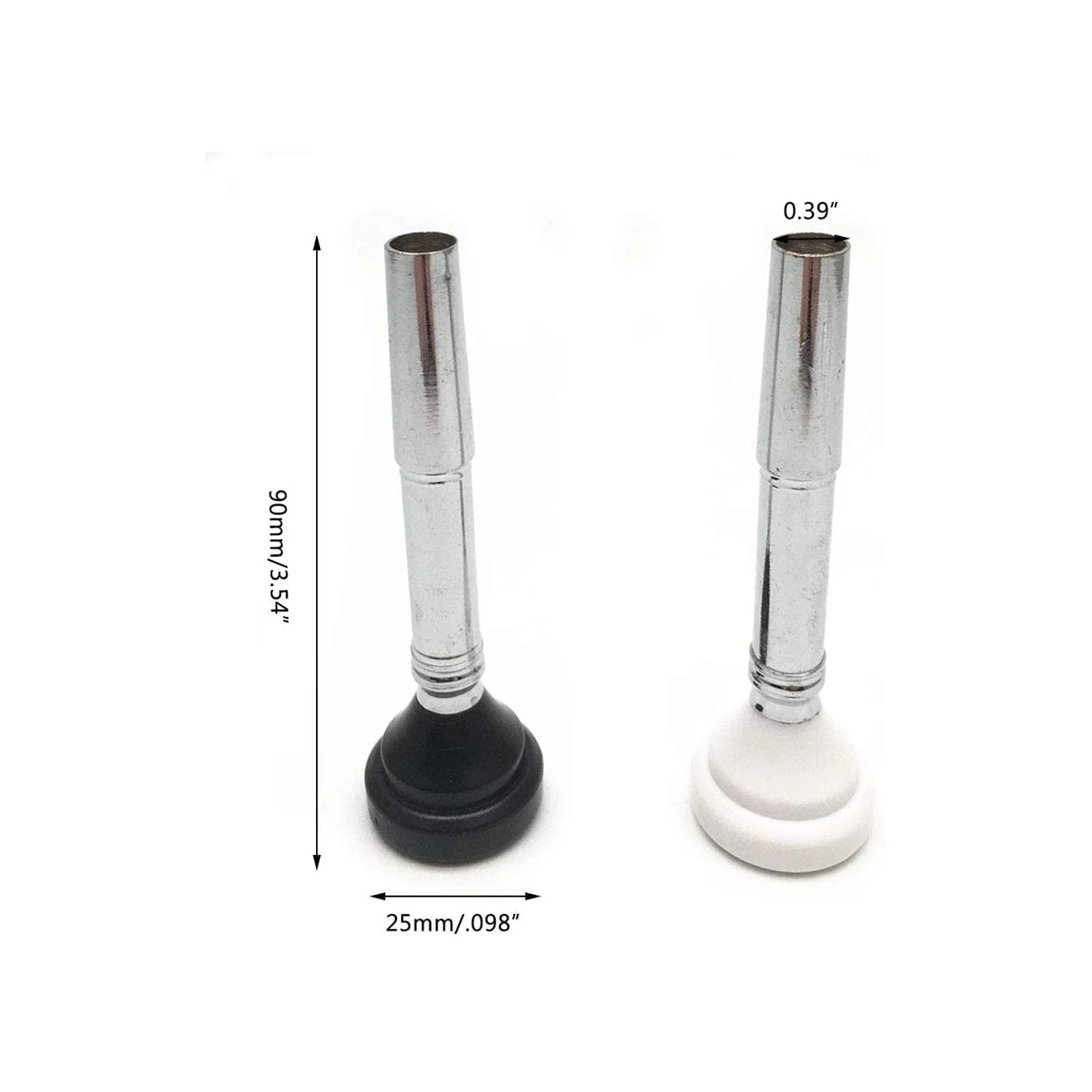 Liyafy 3pcs Trumpet Mouthpiece 3C 5C 7C Black Plastic and Metal Mouthpiece - Image 4