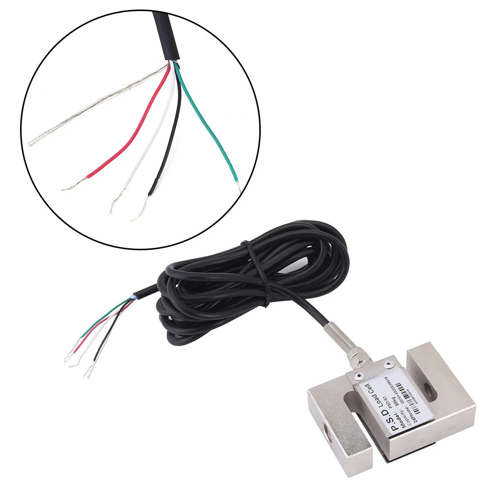 Load Cell Sensor Weighing Sensor Portable Weight Sensor Scale Sensor Weighing S Bar Precision 50/100/300/2000 kg for Container Weight High Pressure Weighing Technology (50 kg) 50kg - Image 4