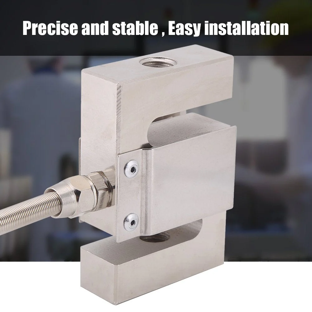 Load Cell Sensor Weighing Sensor Portable Weight Sensor Scale Sensor Weighing S Bar Precision 50/100/300/2000 kg for Container Weight High Pressure Weighing Technology (50 kg) 50kg - Image 5