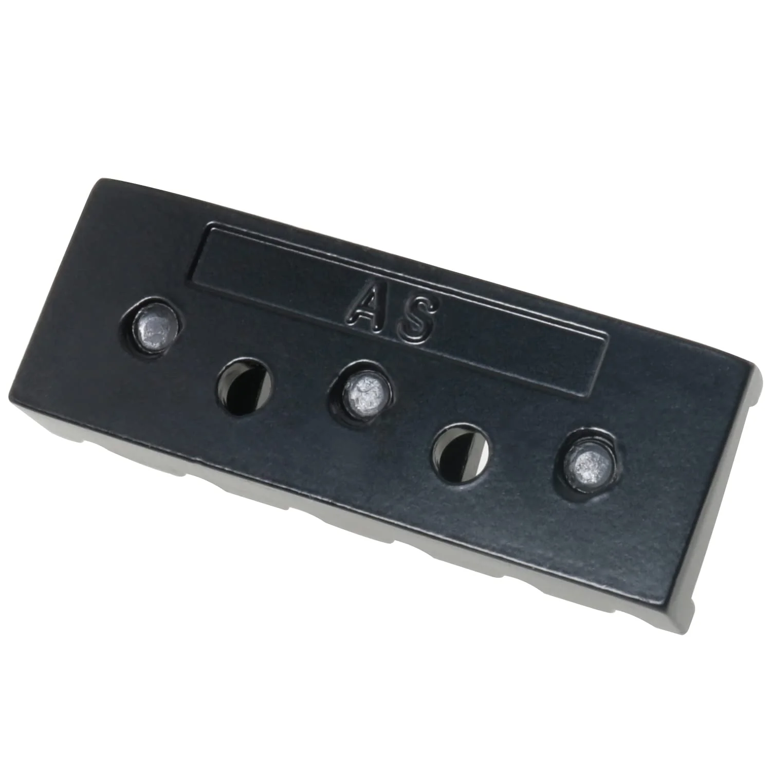 Locking Nut 1Set 43mm Black Guitar Metal String Locking Nut with Mounting Screws and Wrench for Electric Guitar Parts - Image 5