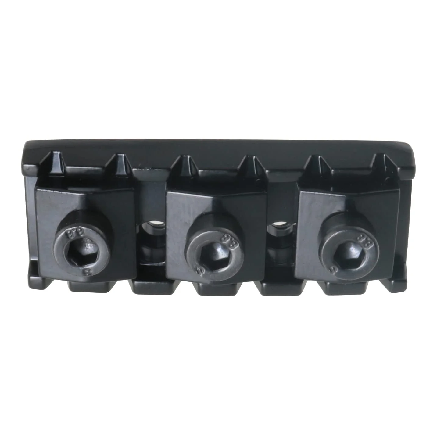 Locking Nut 1Set 43mm Black Guitar Metal String Locking Nut with Mounting Screws and Wrench for Electric Guitar Parts - Image 6