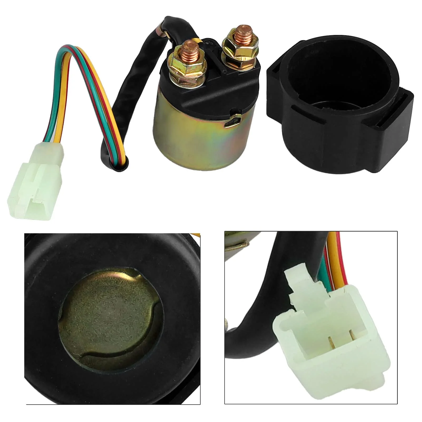 LOCOPOW Starter Relay Magnetic Switch for Kymco KXR MXU 150 250 300 Mxer 125 150 2002-2007 Maxxer 300 Quad 2006-2010 - Image 3