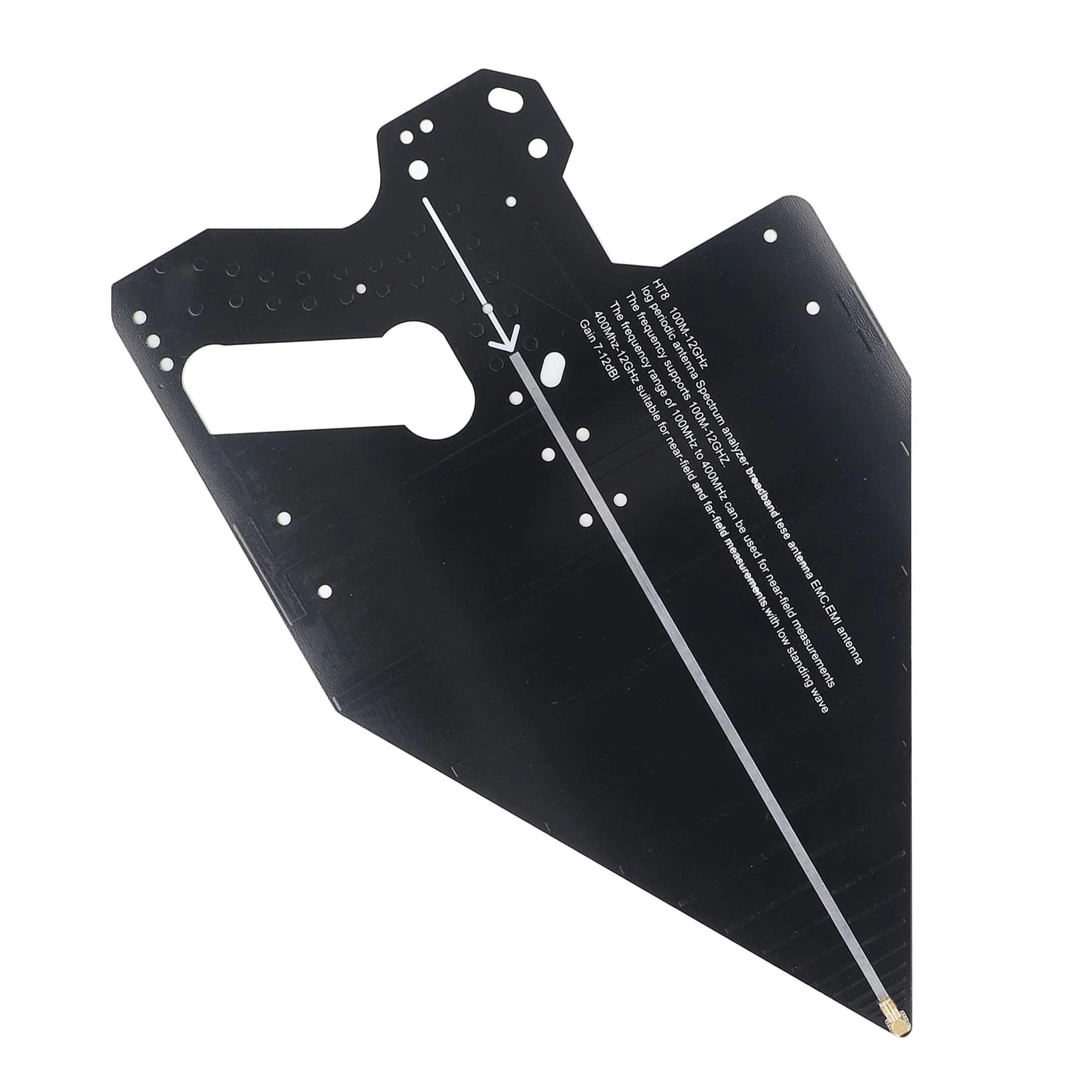 Log Periodic Directional RF Antenna Outdoor Antenna Kit 100MHz-12GHz Cellular Modems Routers for Wireless Spectrum Management EMC Testing - Image 9