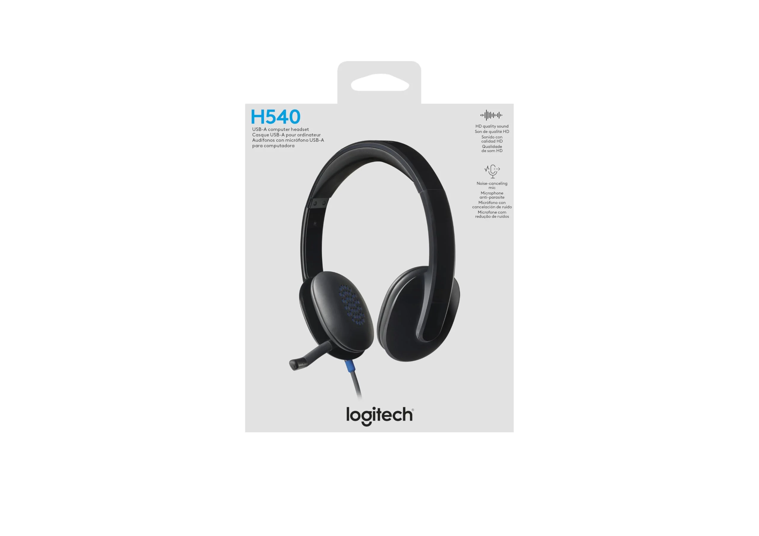 Logitech High-Performance USB Headset H540 for Windows and Mac, Skype Certified,Color-Black. 2.3 - Image 6
