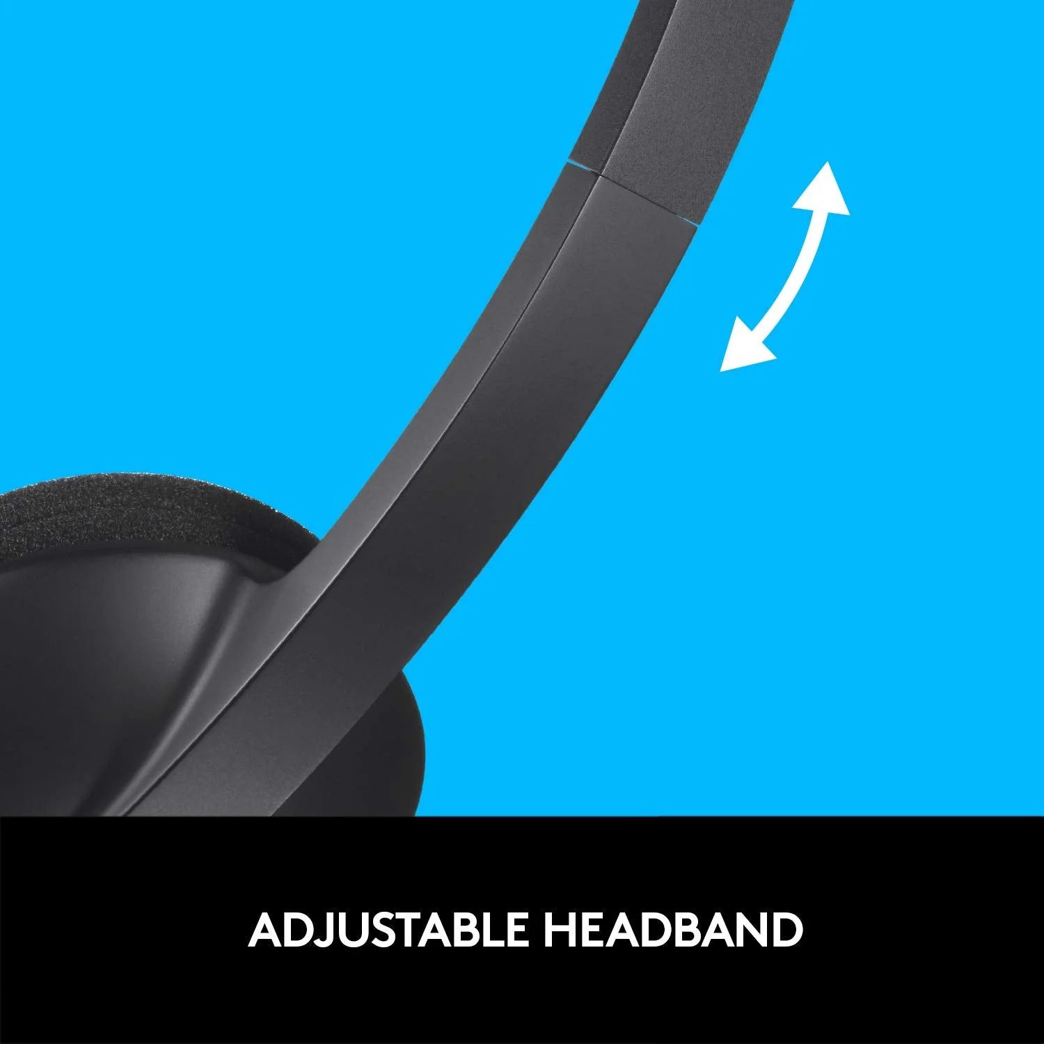 Logitech USB Headset H340, Stereo, USB Headset for Windows and Mac - Black (Pack of 1) Standard Packaging - Image 6