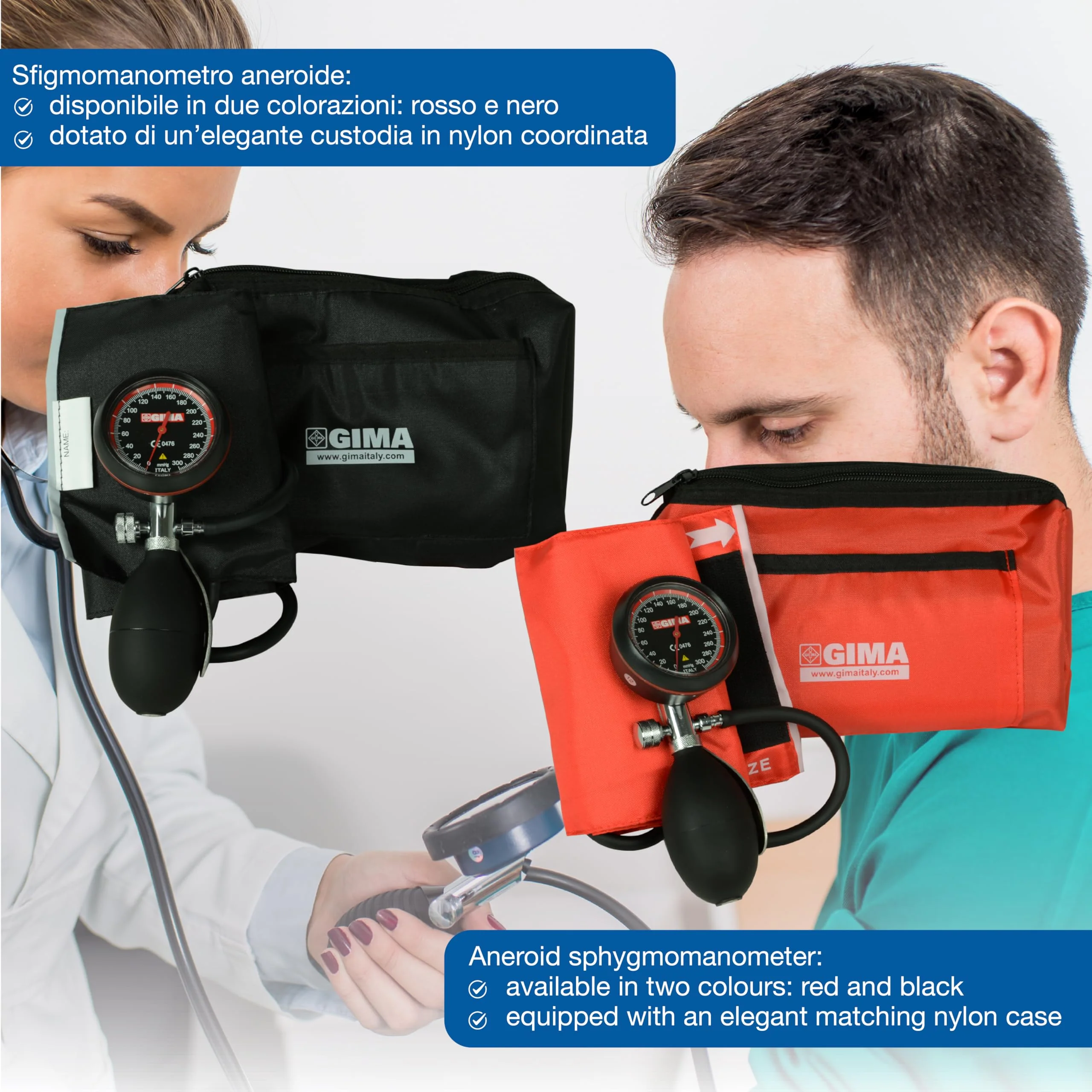 London blood pressure meter, professional sphygmomanometer, black cuff nero - Image 2