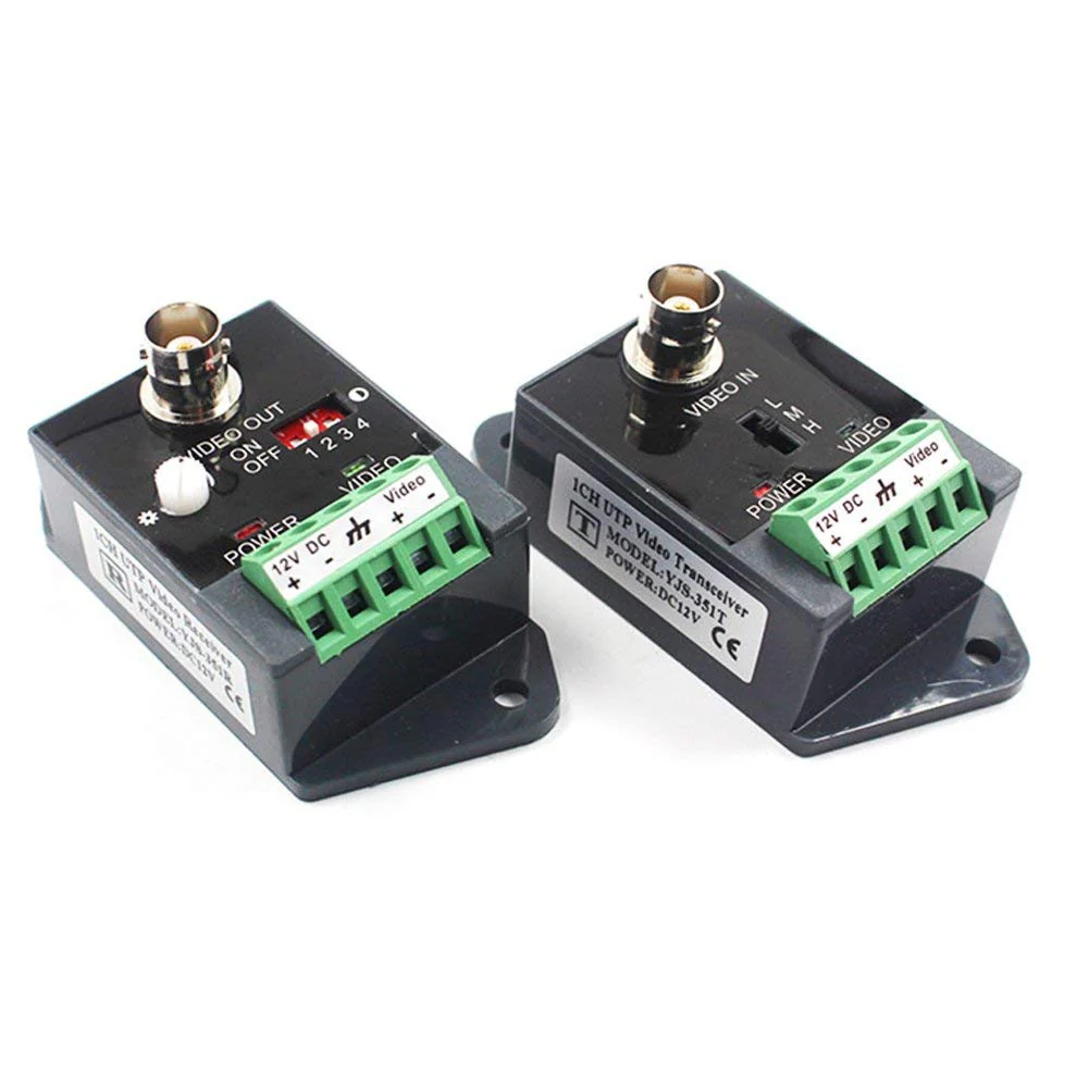 Long Distance Active Video Balun 1 Channel Utp Video Transceiver for CCTV Compatible with All Ahd/Cvi/Tvi/Cvbs Effective Distance 1800M - Image 2