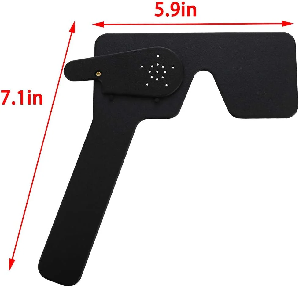 Lorgnette Pinhole Occluder Black Medical Eye Test Instrument - Image 2