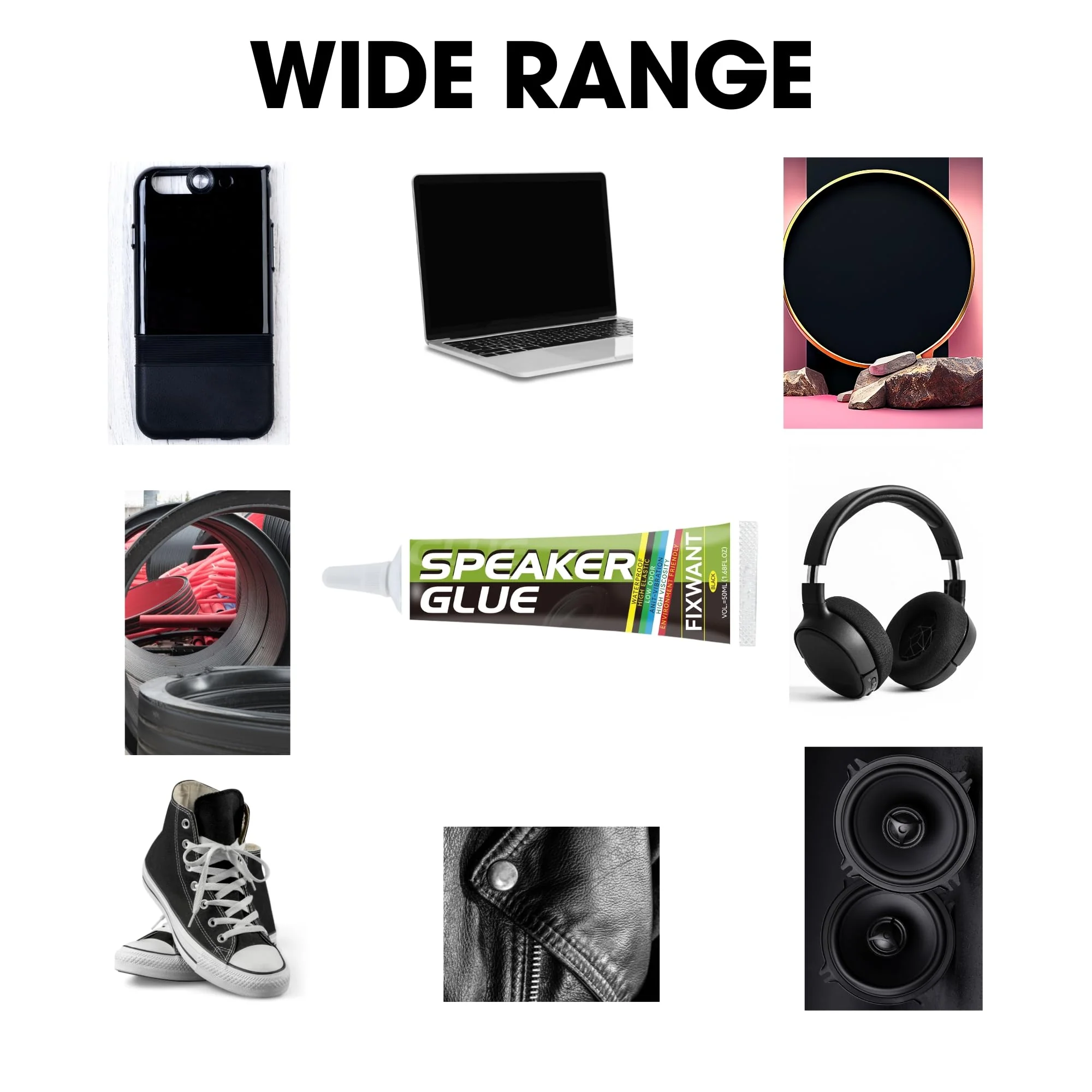 Loud Speaker Repair Glue Foam Side Dust Cap Rubber Edge Cone Basin Strong Adhesive 50ML/1.68 fl.oz (2) 2 - Image 6