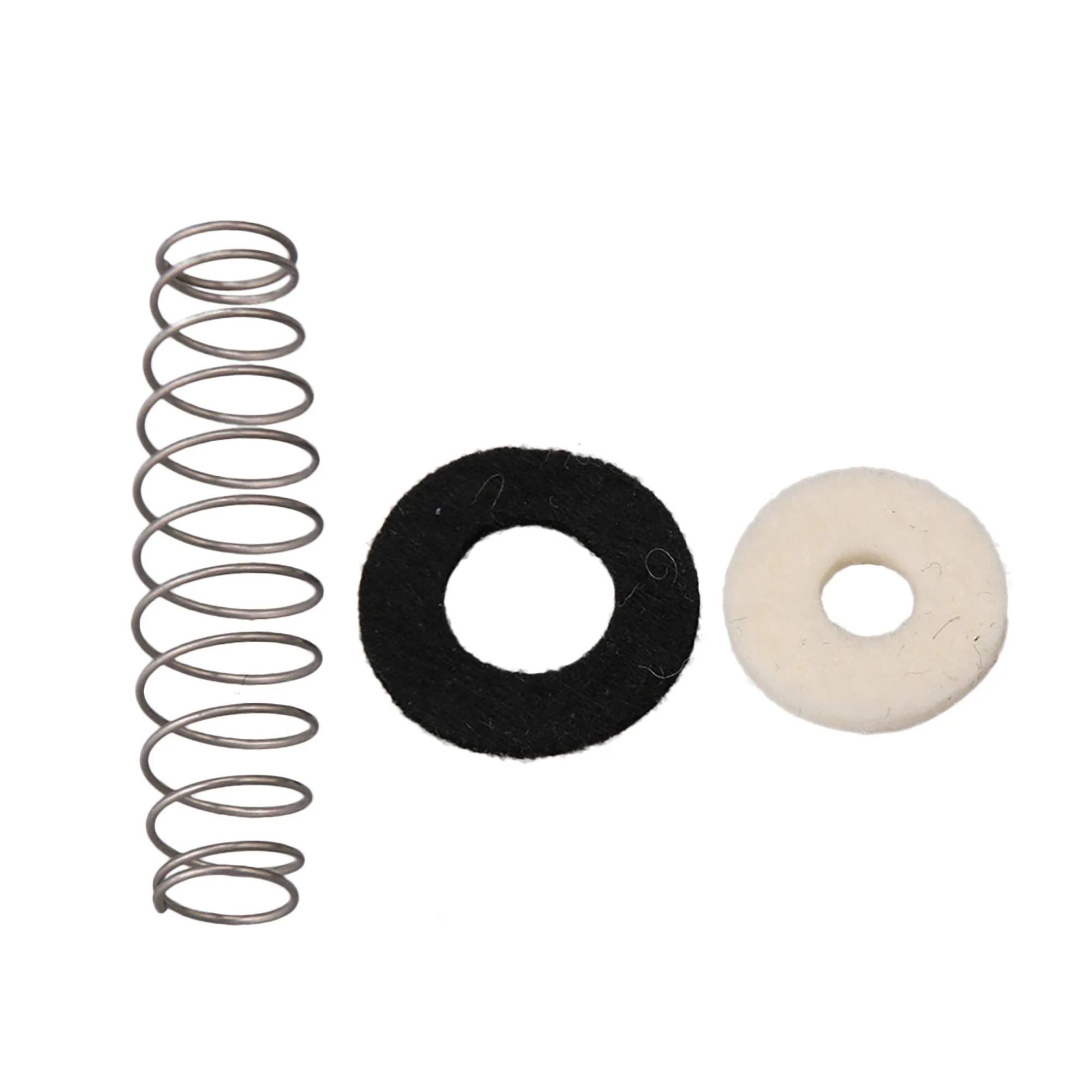 Lovermusic Trumpet Repair Kit Trumpet Finger Buttons Valve Cover with Felts Rubber Rings Cork Pads Pack of 36 - Image 5