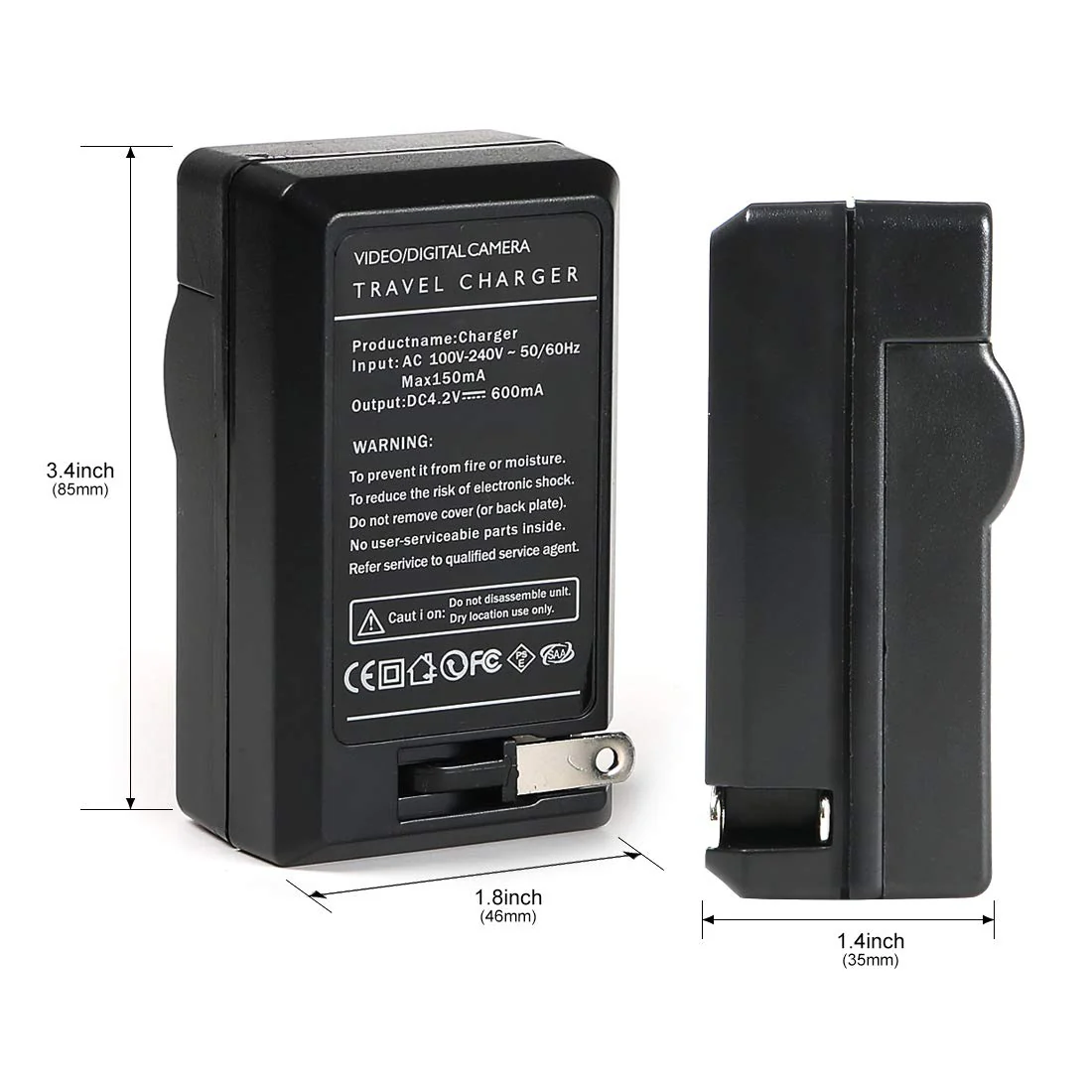 LP-E5 Battery Charger LC-E5 LC-E5E for Canon EOS 1000D, EOS 450D, EOS 500D, EOS Kiss F, EOS Kiss X2, EOS Kiss X3, EOS Rebel T1i, EOS Rebel XS, EOS Rebel Xsi - Image 5