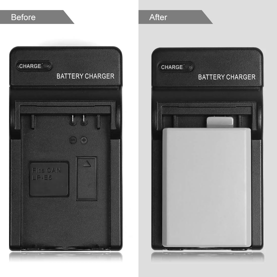 LP-E5 Battery Charger LC-E5 LC-E5E for Canon EOS 1000D, EOS 450D, EOS 500D, EOS Kiss F, EOS Kiss X2, EOS Kiss X3, EOS Rebel T1i, EOS Rebel XS, EOS Rebel Xsi - Image 6