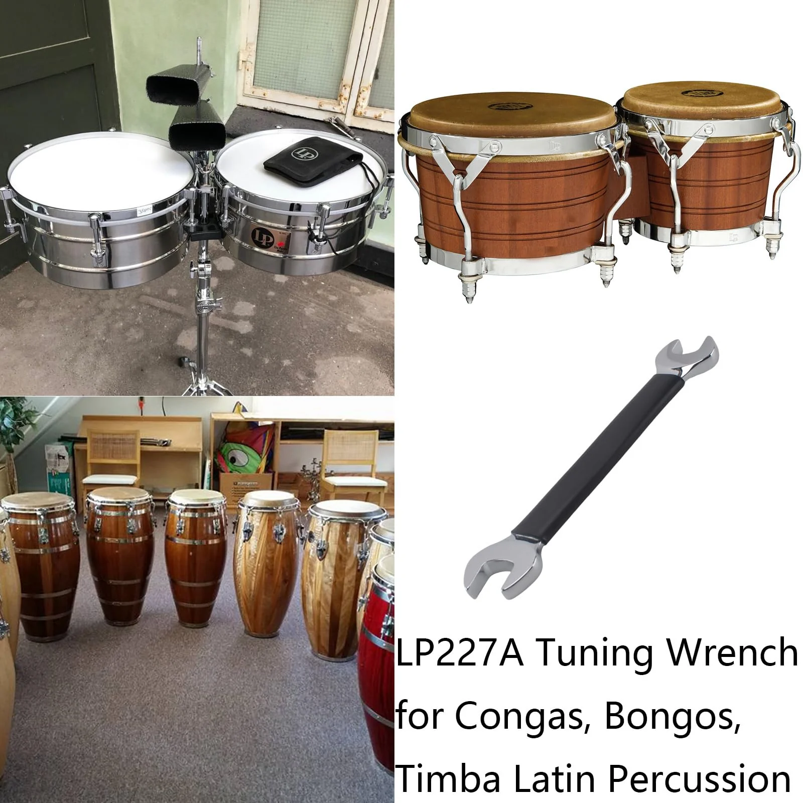 LP227A Latin Percussion Instruments Tuning Wrench for Conga, Bongo, Timba Latin Percussion - Image 7