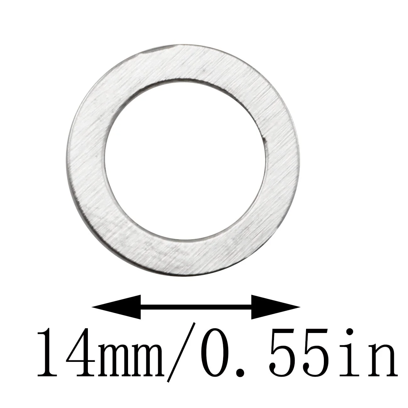 LQ Industrial Jack Socket Nut with Washer 5Sets Silver Electric Guitar Hex Nuts and Washers Guitar Bass Jack Replacement Parts - Image 3