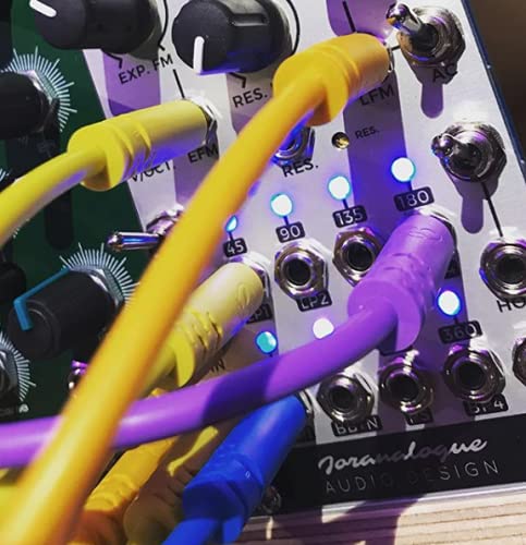 Luigis Modular Supply Spaghetti Eurorack Patch Cables - Package of 5 Black Cables, 12 (30 cm) - Image 3