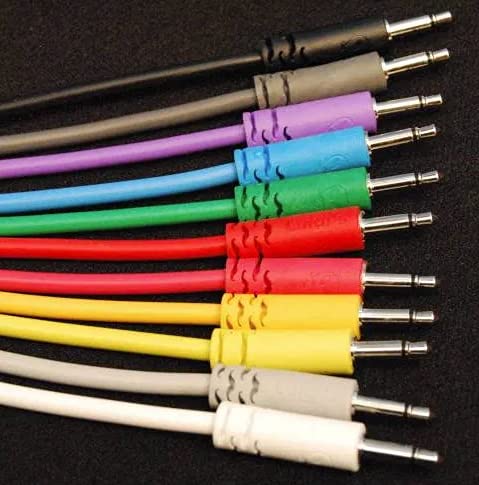 Luigis Modular Supply Spaghetti Eurorack Patch Cables - Package of 5 Purple Cables, 24 (60 cm) - Image 6
