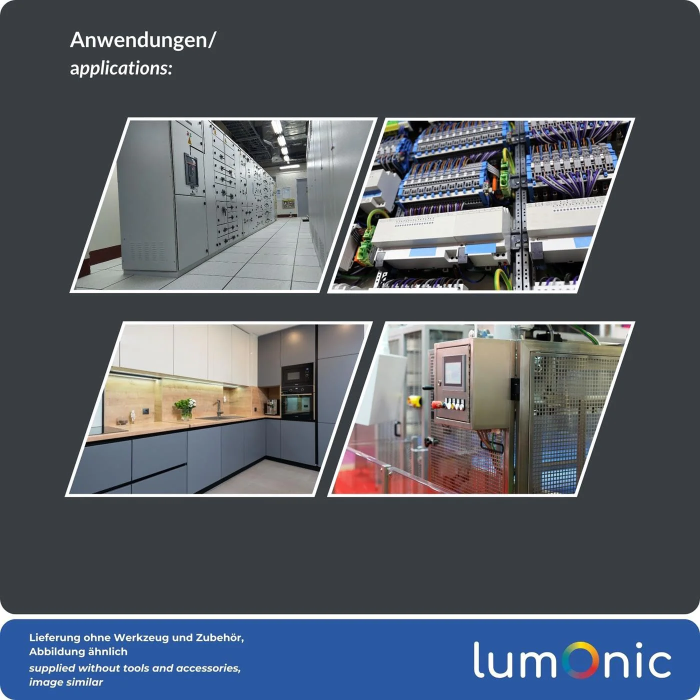 Lumonic I Power Supply DIN Rail BDR-30-12 I 12 V / 30 W I Input 100-240 VAC I Overload Protection & Short Circuit Proof I DIN-Rail Switching Power Supply I Control Cabinet & 12V - Image 6