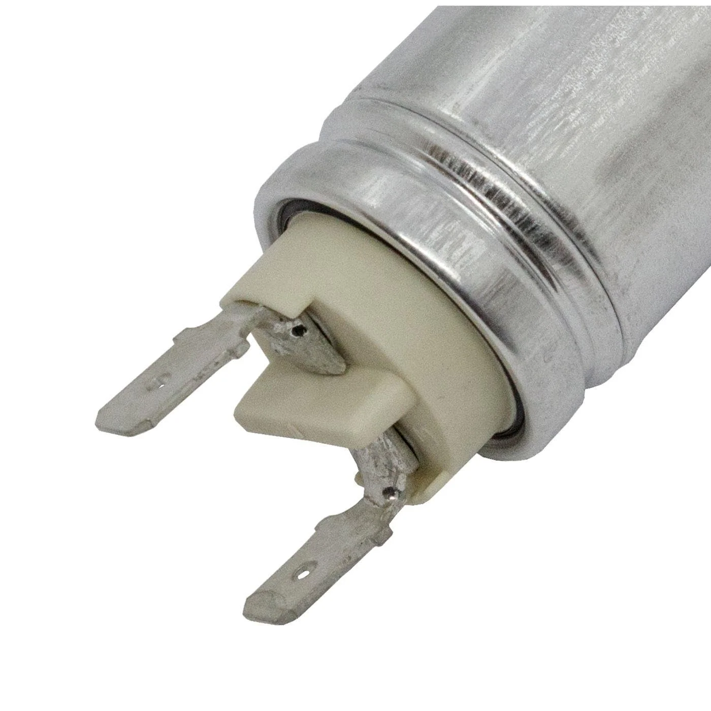 Lumonic Starting Capacitor Hydra MKP-500 4-A [incl. Plug 6.3 x 0.8 mm] Motor Capacitor 4µF 470V 30 x 48 mm I Capacitor with High-Quality Metal Housing - Image 2