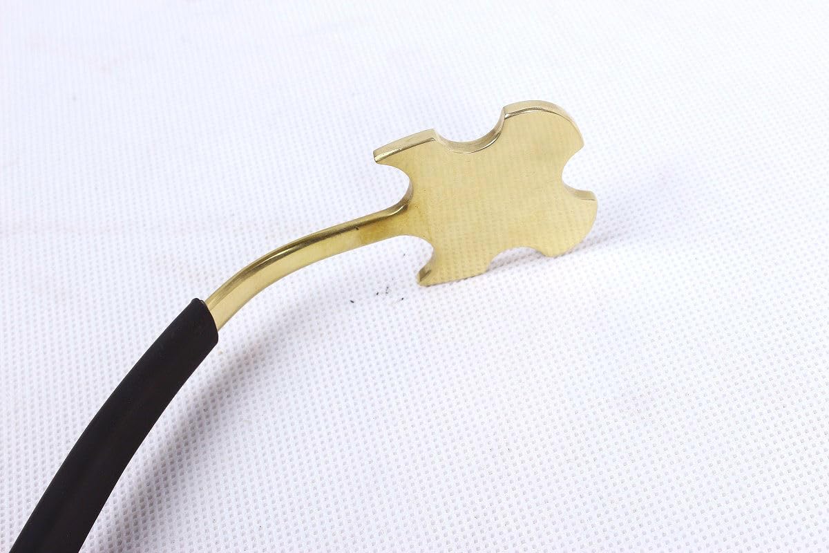 Luthier Cello making Tools Cello Sound Post S setter W/Rubber Grip protector durable Brass TOOLS - Image 2