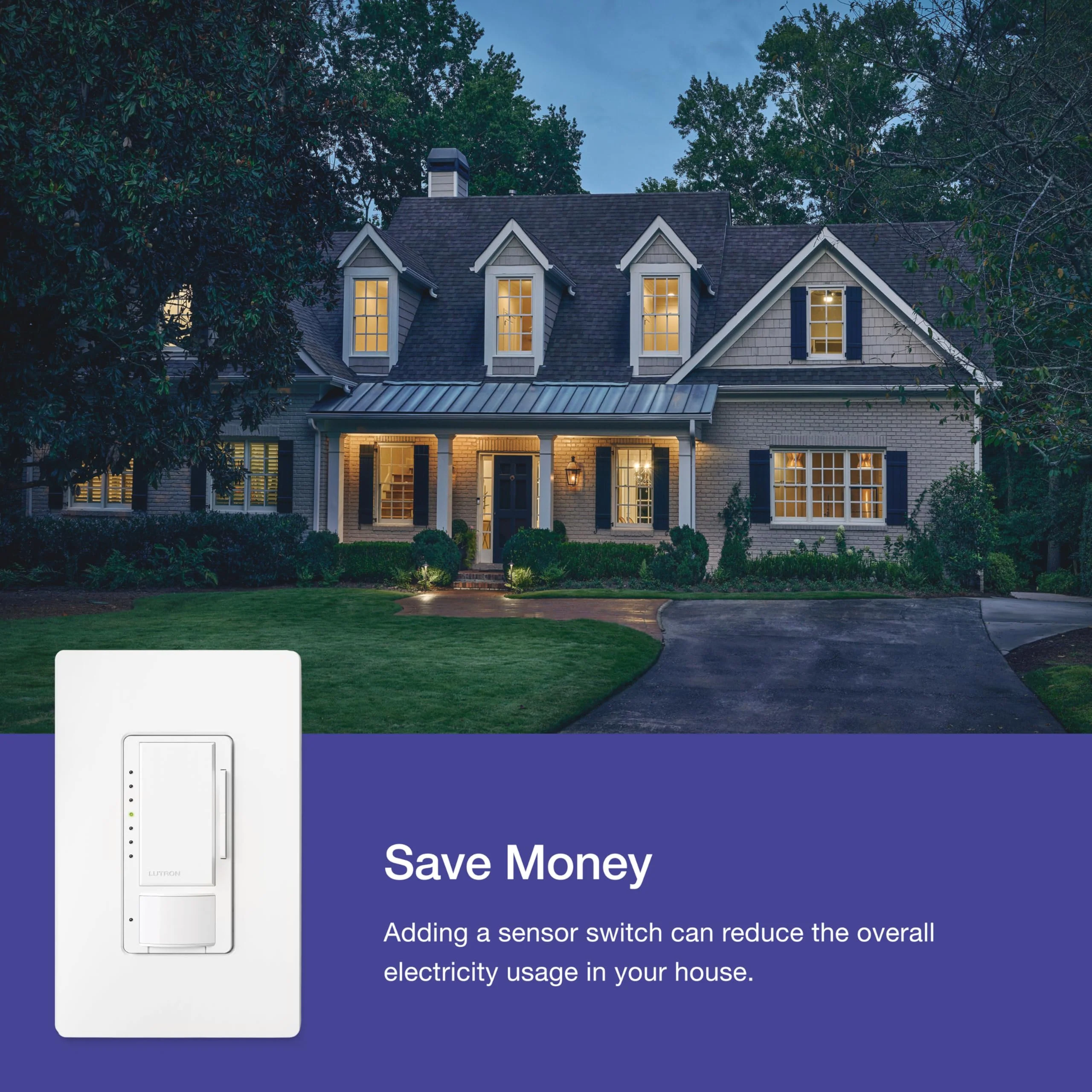 Lutron Maestro Motion Sensor Dimmer Switch for Bathroom, Garage, Laundry Room, and Closet, Occupancy and Vacancy Sensor, Single-Pole/Multi-Location, No Neutral Req, MSCL-OP153M-BL, Black 1 Pack - Image 10