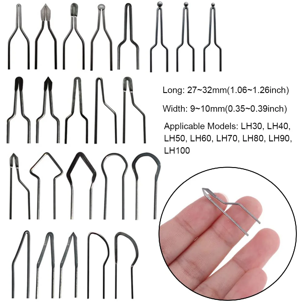 Lxoraziy Pack of 23 Pyrography Wire Tips Set, Soldering Iron Replacement Soldering Tip, Portable Tips for Pyrography, High Lmpedance Replacement Soldering Tip, for Pyrography Machines - Image 3