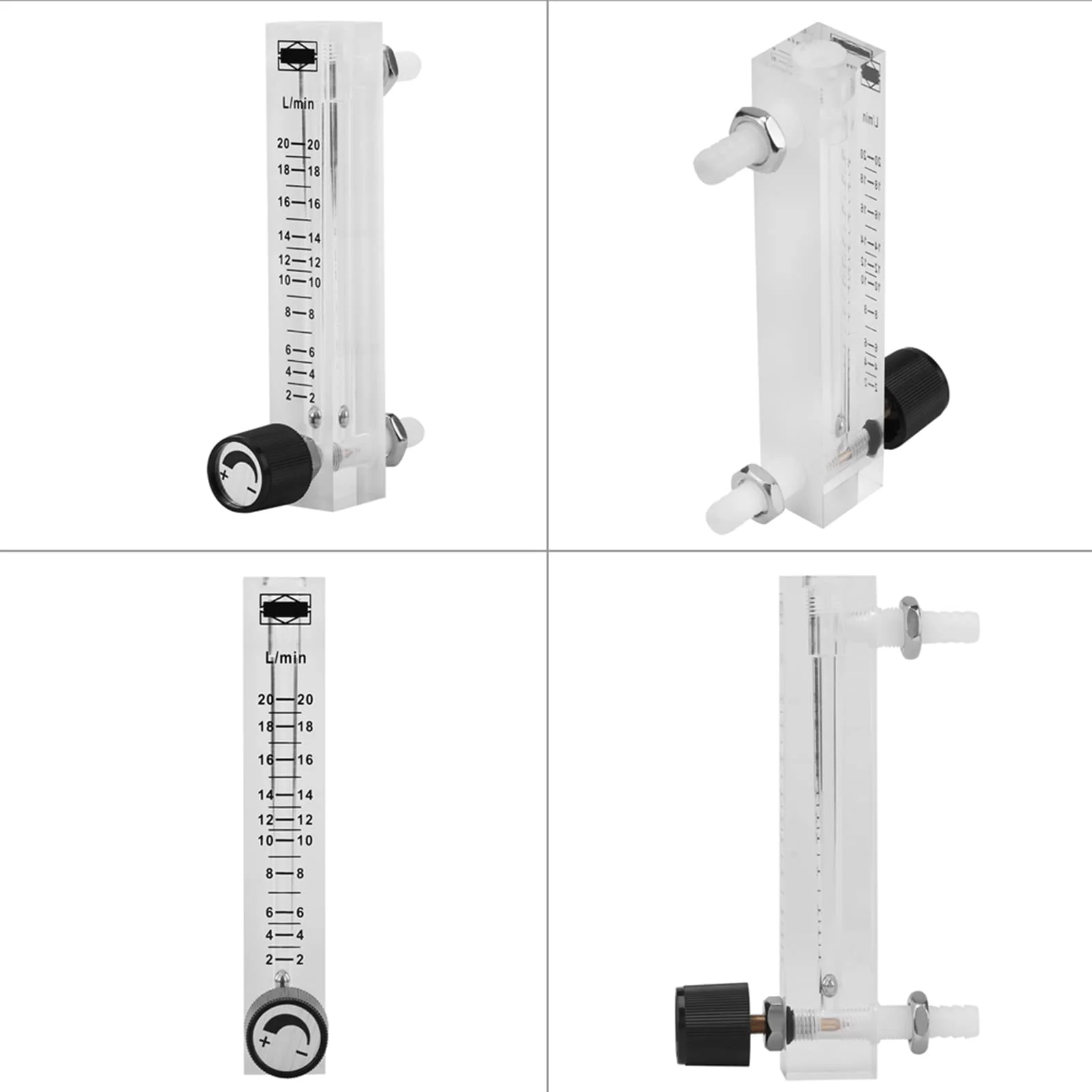 LZQ 7 Flow Meter, Gas Flow Meter, 2-20LPM, Flow Meter, Gas Regulator with Control Valve for Oxygen/Air Gas - Image 5