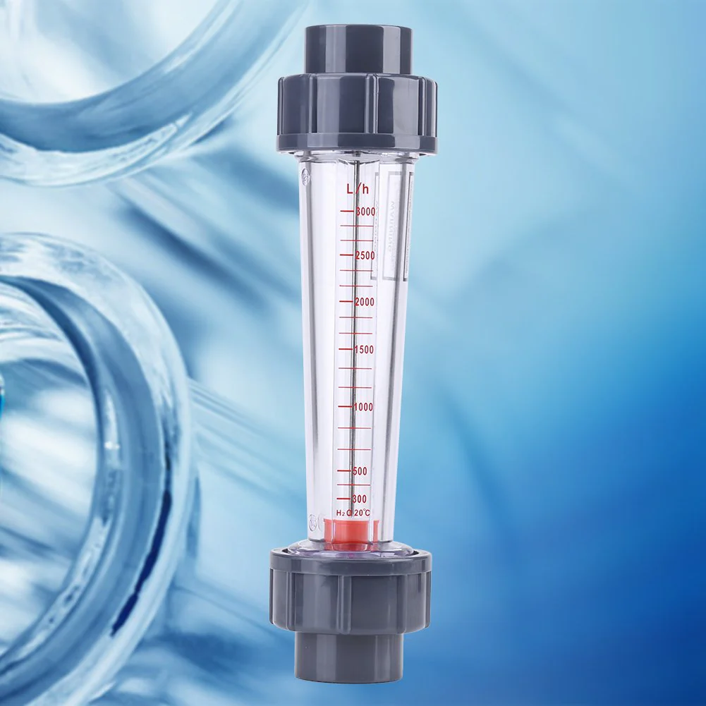 LZS-25 Flowmeter Plastic Pipe Type 300-3000L/H Water Flow Meter Measuring Tools for Chemical Light - Image 2