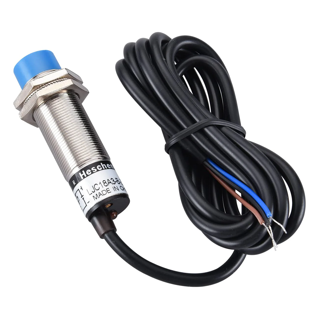 M18 Capacitive Proximity Sensor Switch Non-Shield Type LJC18A3-B-Z/BY Detection 10mm 10-30VDC 200mA PNP Normally Open(NO) 3 Wires - Image 2