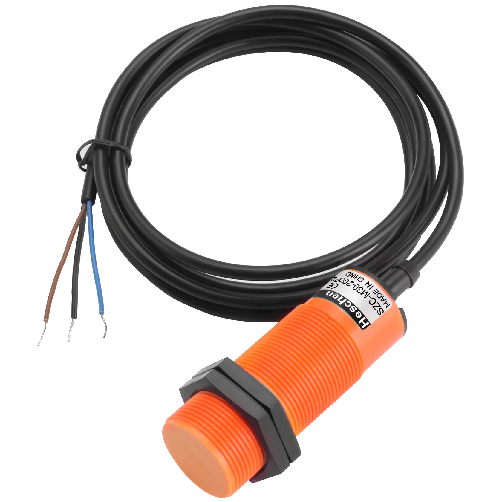 M30 Capacitive Proximity Sensor Switch, SZC-M30-20AC, Detecting Distance 1-20mm, 20-250VAC 400mA, Normally Closed (NC), 2 Wire - Image 6