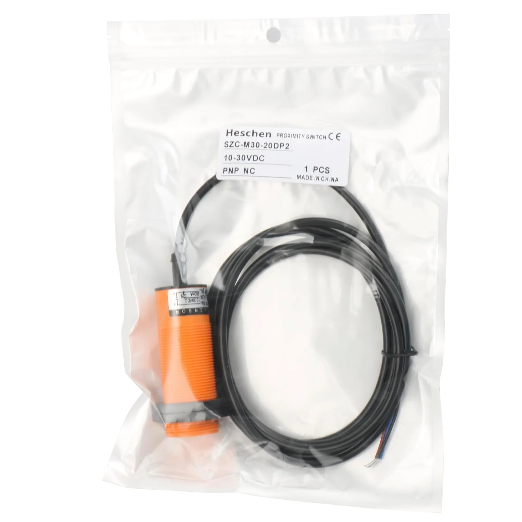 M30 Capacitive Proximity Sensor Switch, SZC-M30-20AC, Detecting Distance 1-20mm, 20-250VAC 400mA, Normally Closed (NC), 2 Wire - Image 8