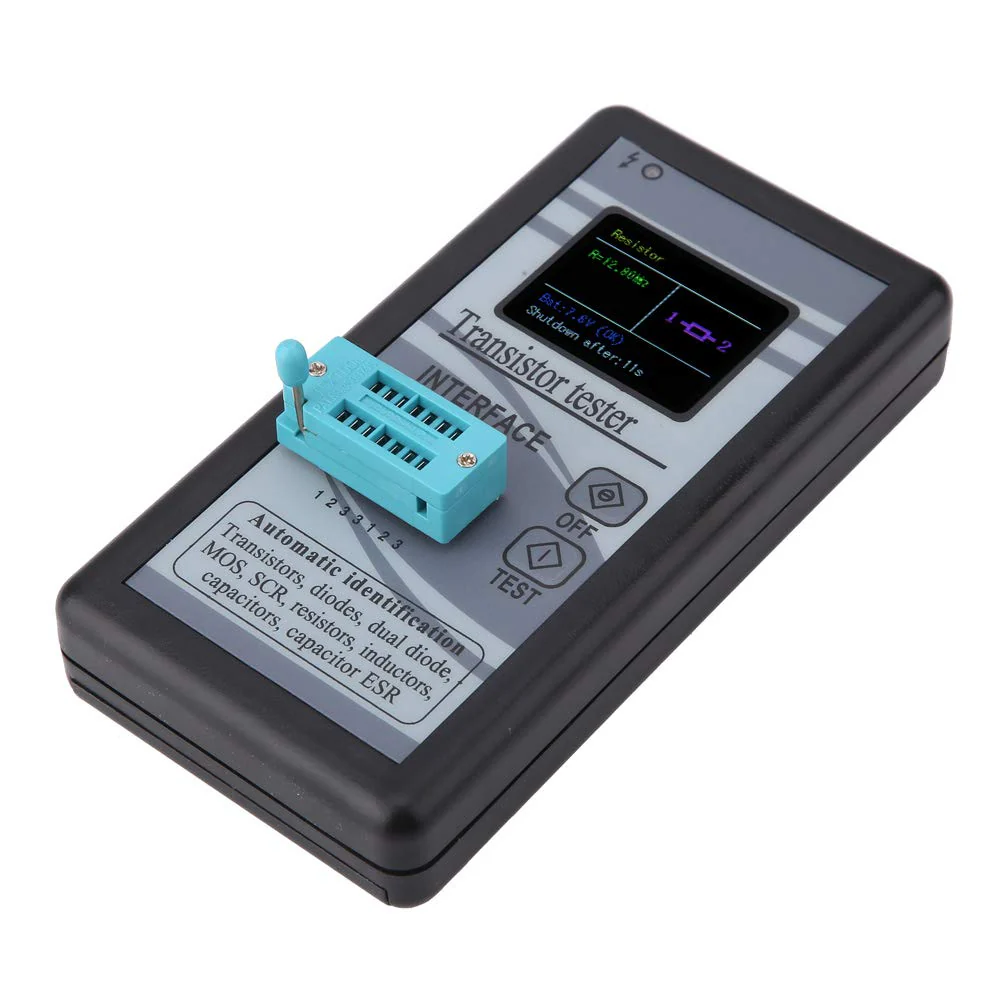 M328 Transistor Tester, NPN/PNP Transistor, Transistor Tester Multifunctional Transistor Diode Resistance Inductance, 0.5Ω - 50MΩ, LCD Transistor Tester Digital Transistor Tester - Image 4