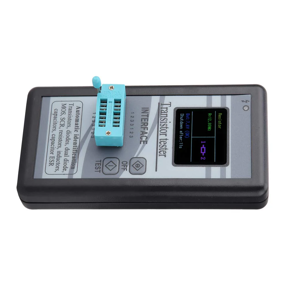 M328 Transistor Tester, NPN/PNP Transistor, Transistor Tester Multifunctional Transistor Diode Resistance Inductance, 0.5Ω - 50MΩ, LCD Transistor Tester Digital Transistor Tester - Image 5