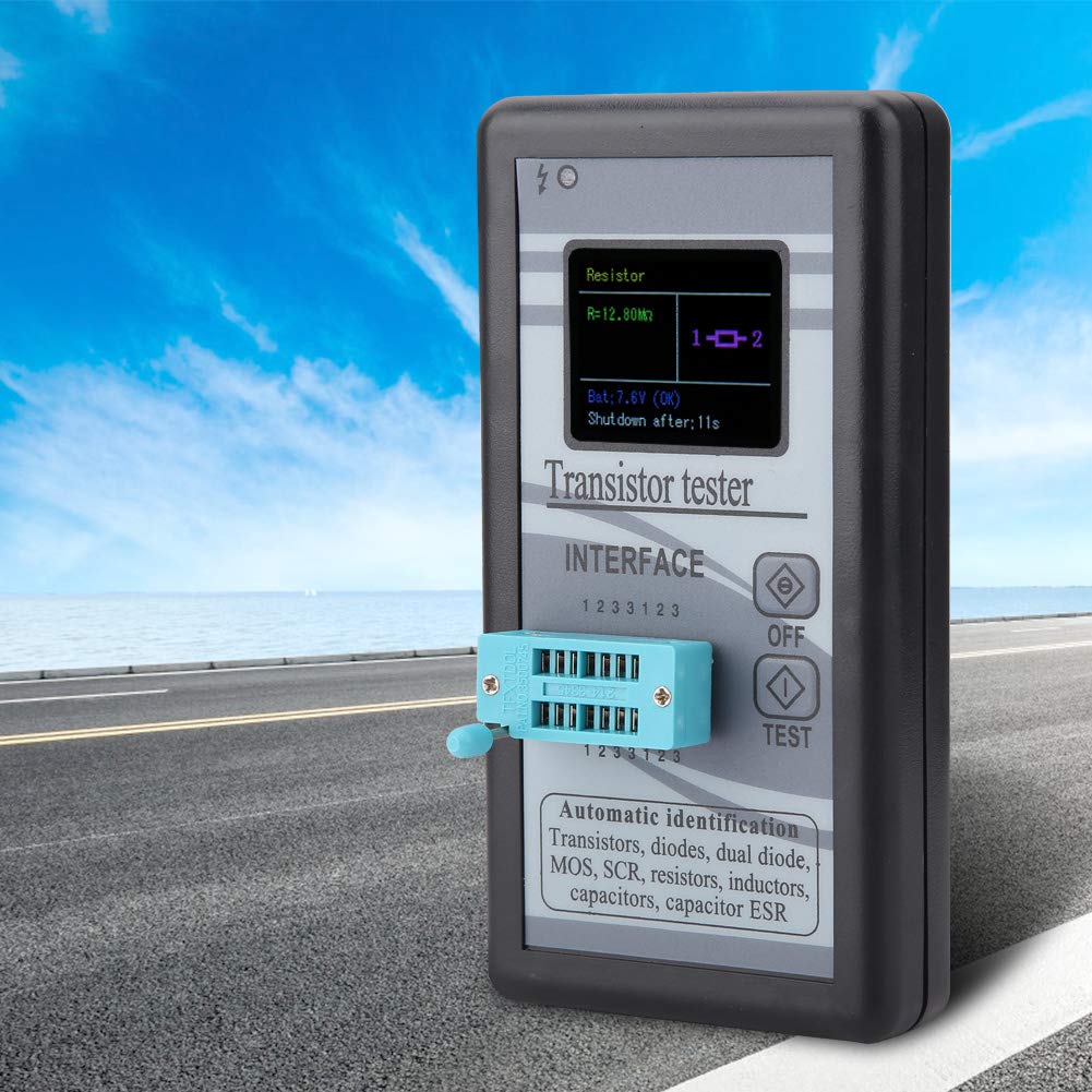 M328 Transistor Tester, NPN/PNP Transistor, Transistor Tester Multifunctional Transistor Diode Resistance Inductance, 0.5Ω - 50MΩ, LCD Transistor Tester Digital Transistor Tester - Image 6