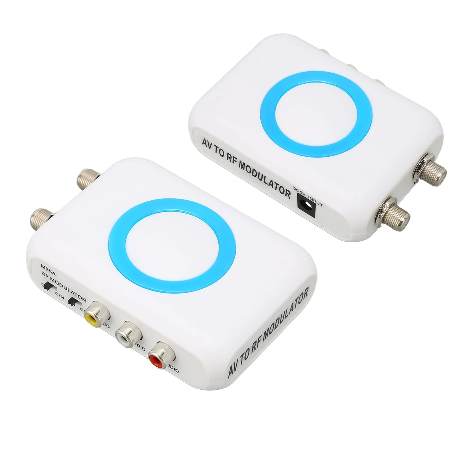 M65A‑NTSC RF Modulator, NTSC TV Link Modulator AV to RF Converter, VHF Demodulator Converter with Output Channel Selectable, for CATV System - Image 5