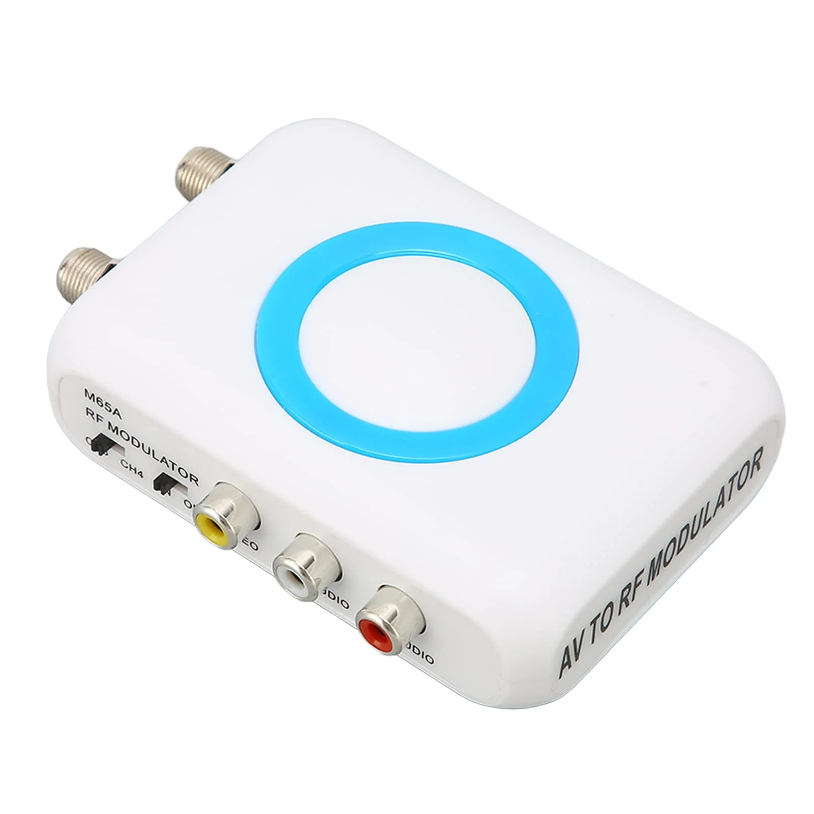 M65A‑NTSC RF Modulator, NTSC TV Link Modulator AV to RF Converter, VHF Demodulator Converter with Output Channel Selectable, for CATV System - Image 8