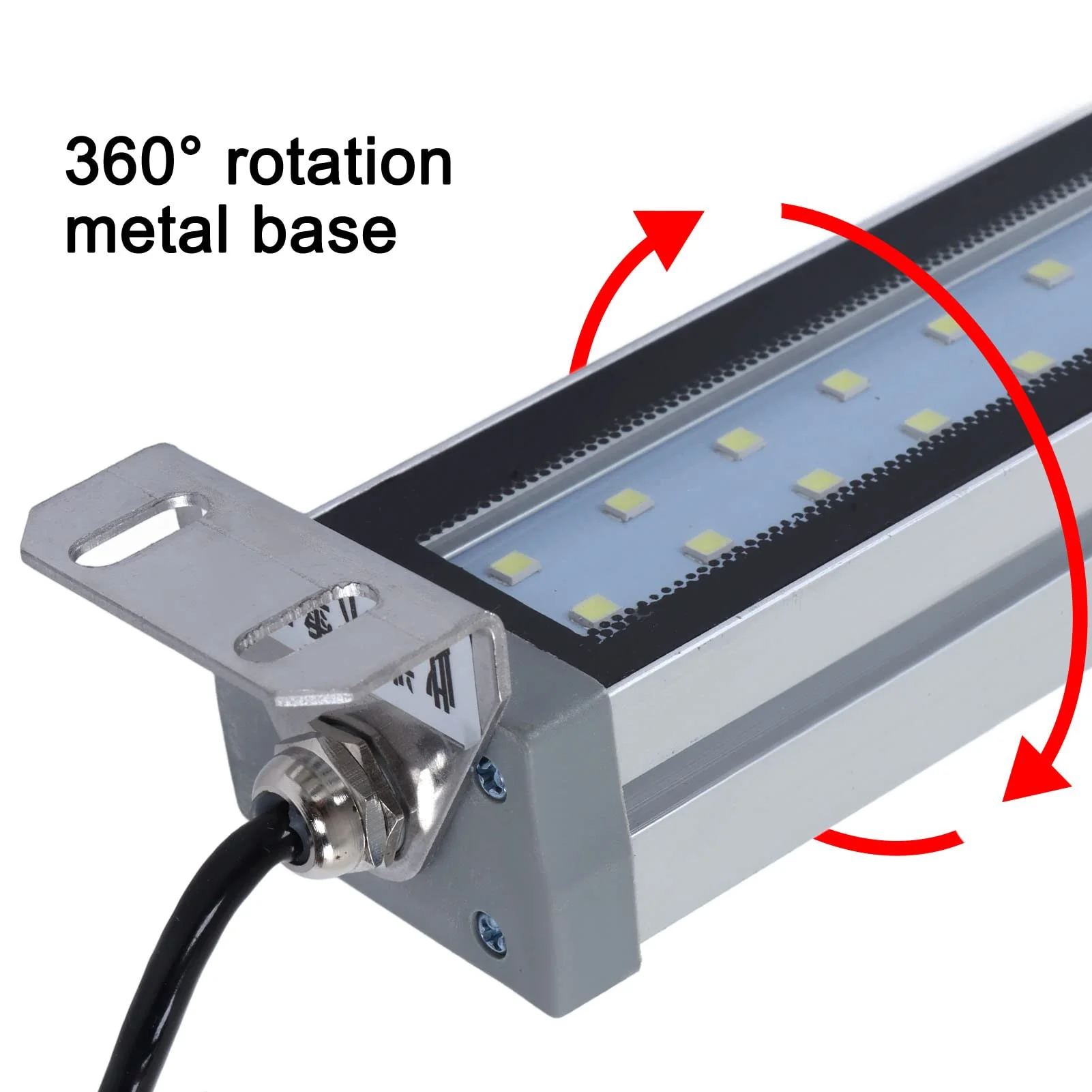 Machine Light, LED Charging Light, White Source, IP67, Waterproof, Explosion-proof, Replacement for Machine Tube Light, 24V, 36V - Image 2