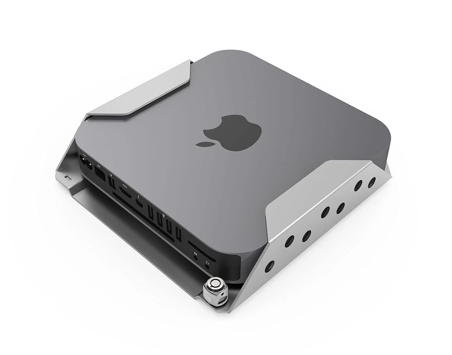 Maclocks MMEN76 Mac Mini Security Mount Enclosure (Silver) - Image 3