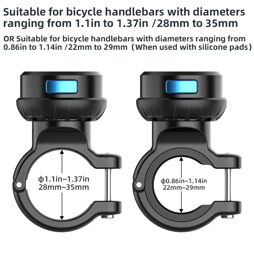Magnetic Bike Bicycle Handlebar Mount, 360 Degree Rotation Motorcycle Handlebar Clamp Mount Compatible with GoPro Hero 13 12 11 10 Session DJI Action 6/5 Pro/4 and More Cameras - Image 2