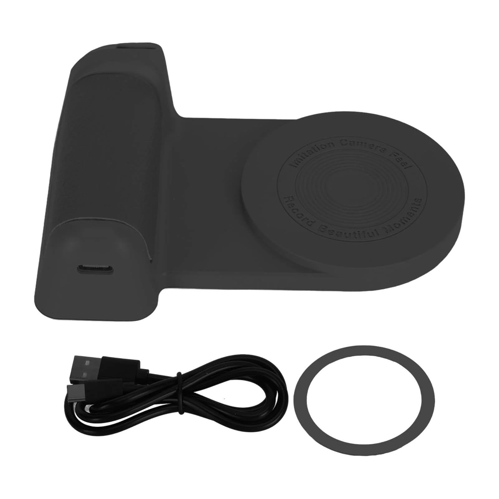 Magnetic Camera Handle Bluetooth Bracket, Smartphone Handle Photo Holder with Bluetooth Remote Control for Android for iOS for Video Photo Shooting (with Bluetooth - Image 7