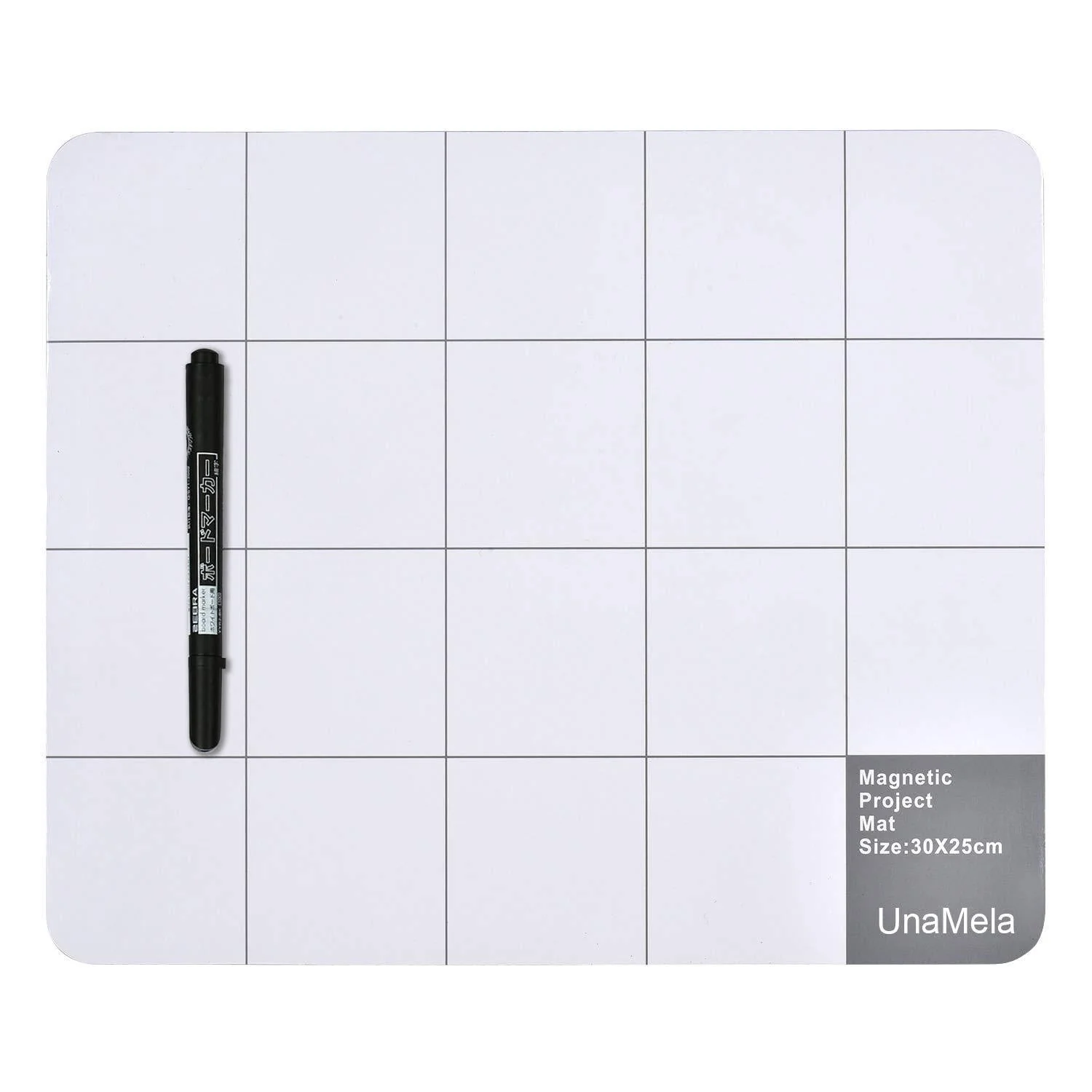Magnetic Pro Mat Unamela Large Size Writing Note mat with Dry Erase Pen - preventing Losing Screws When Repairing Cell Phone,Laptop or Other Electronics (11.8 inch x9.8 inch) - Image 2