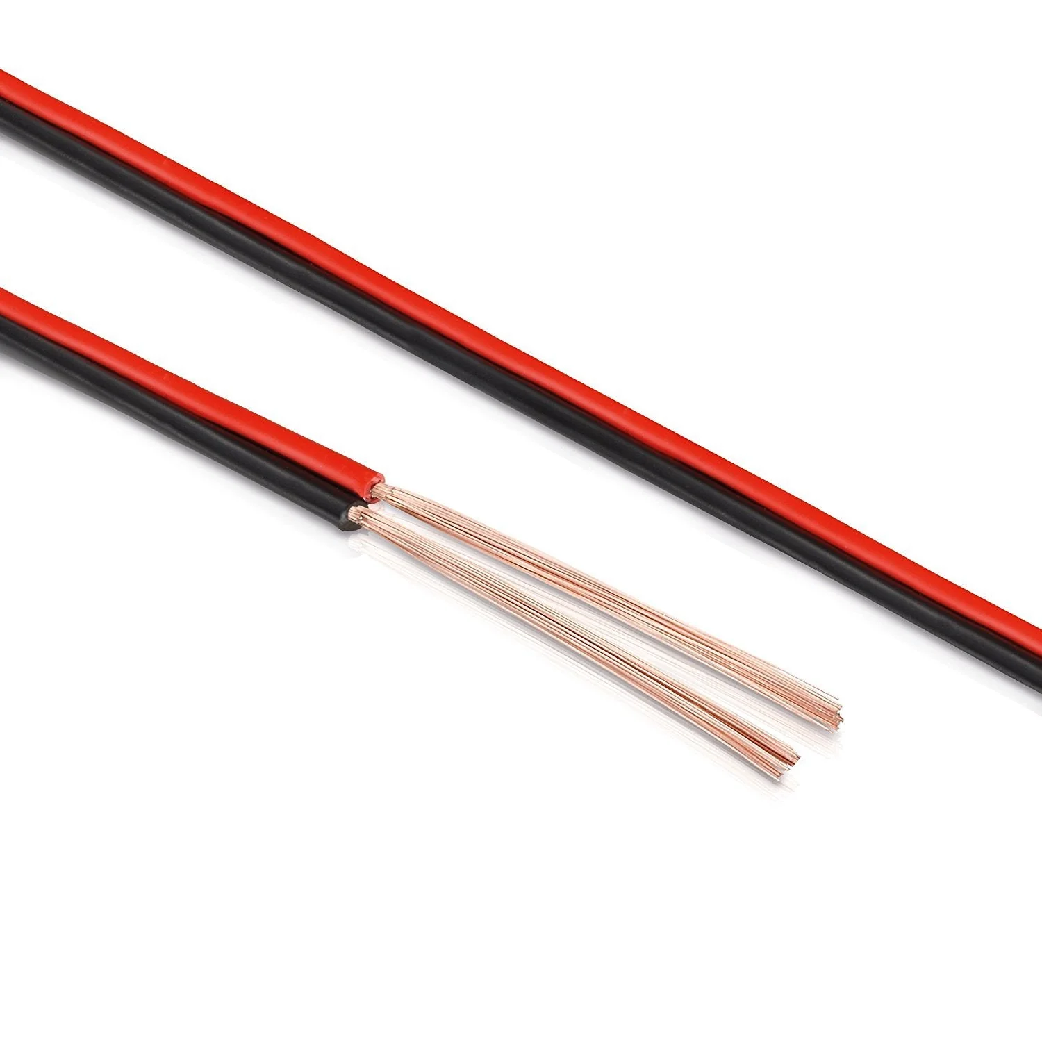 Manax Loudspeaker Cable 2 x 1.50 mm² CCA (Speaker Cable/Audio Cable) 2 x 1.50 mm2 Red/black 20m 1,50mm² - 1 Ring 1.5 mm² - Image 2