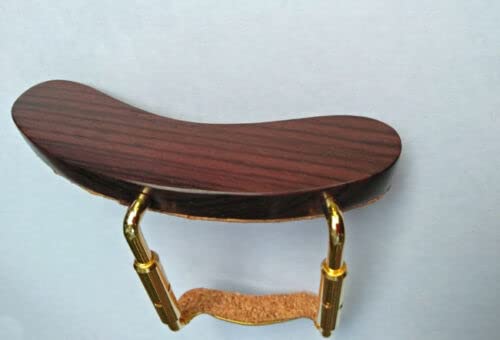 Mandolin Armrest Rosewood wood with Golden color U clamp hardware - Image 2