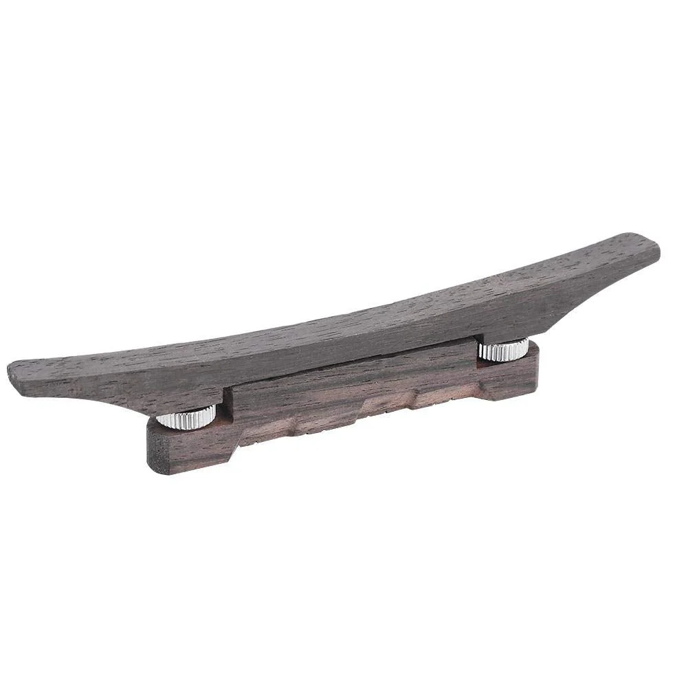 Mandolin Bridge, Adjustable Compensated Mandolin Strings Bridge Rosewood for Martin Acoustic Guitar Mandolin Bridge Mandolin Bridge Replacement - Image 3