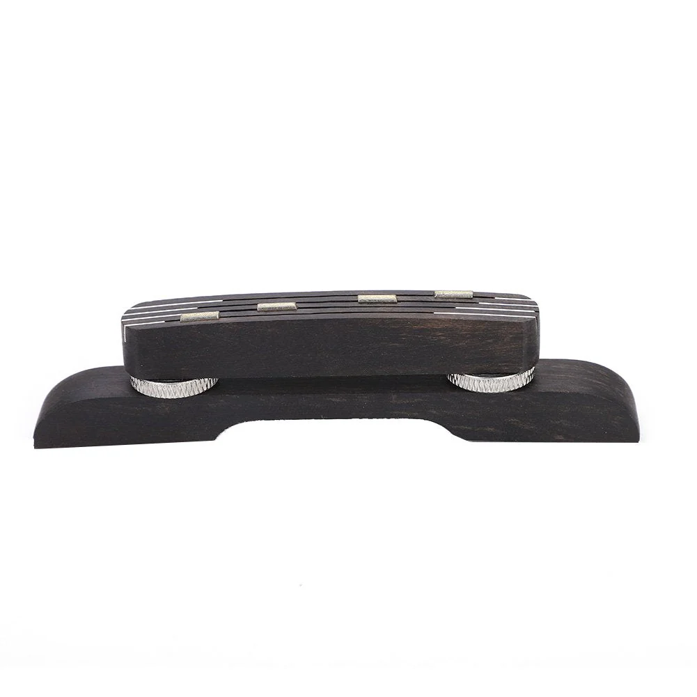 Mandolin Bridge, Rosewood Height Adjustable Bridge Mandolin Instrument DIY Repair Parts - Image 5