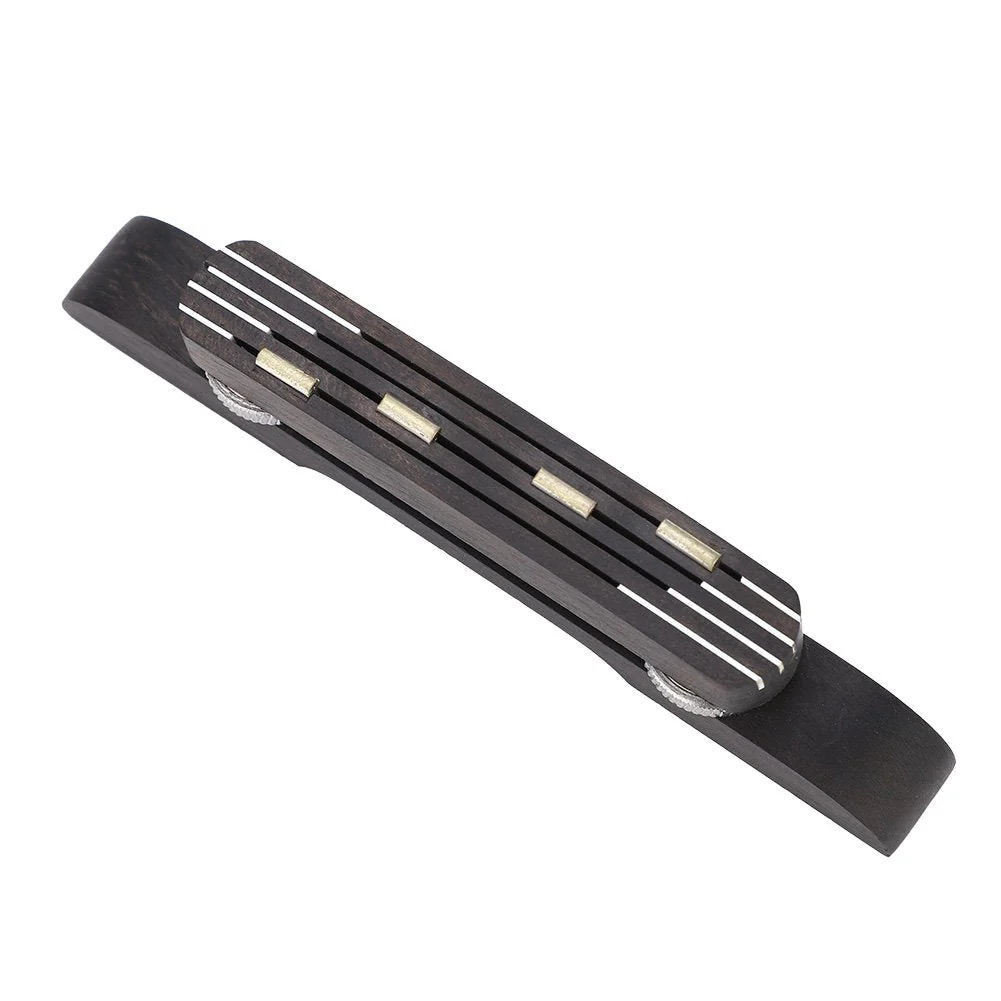 Mandolin Bridge, Rosewood Height Adjustable Bridge Mandolin Instrument DIY Repair Parts - Image 9
