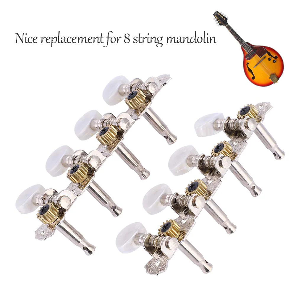Mandolin Tuning Pegs 4L4R Acrylic Vintage Keystone Tuning Keys Machine Head 4L 4R Guitar Accessory Parts Tuners Set Replacements for 8 String - Image 7